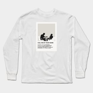 Call Me By Your Name Minimalist Poster Long Sleeve T-Shirt